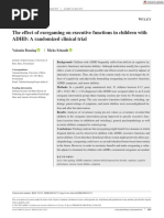 The Effect of Exergaming On Executive Functions in Children With ADHD