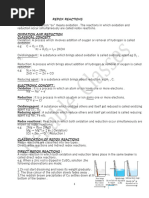 REDOX REACTIONS ST