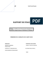 Rapport D'stage