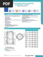 Ballon Tampon Deau Chaude de Chauffage Caleo Gamme Acier 200 A 10 000l