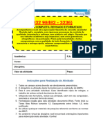 Resolução - (032 98482 - 3236) - M.A.P.A - Unicesumar - Adm - Gestão Da Inovação e Tecnologia - 51 - 2024