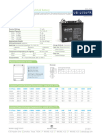 Sealed Lead-Acid Battery: UB12750FR