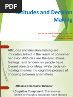 Chapter 10 Attitudes and Decision Making