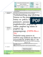 FILIPINO 8 - Nalikom Na Datos Sa Pananaliksi