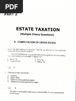 Estate Tax MCQS