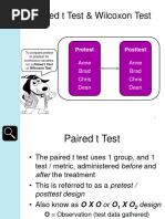 SPSS - Paired T Test and Wilcoxon Test