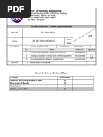 Lab Report 233 (Flow Over Weirs)