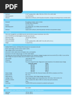 Sercel Specs