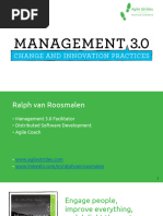 Agile Dojo Introduction Management 30 HTICT and Agile Strides