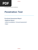 Tdif Penetration Test Report - Template Release 4.6 - Finance 1