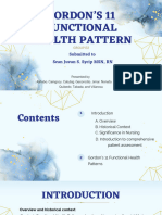 Gordons 11 Functional Health Pattern