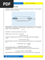 Topic 3 Position Velocity and Speed