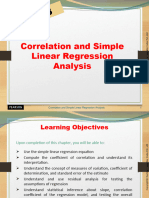 Correlation & Simple Linear Regression