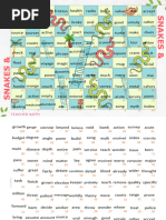 Snakes and Ladders Board Games Grade 6