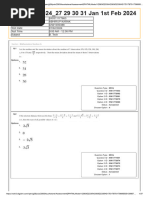 Jee Answer Sheet