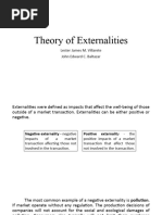 Theory of Externalities