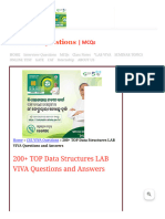 200+ TOP Data Structures LAB VIVA Questions and Answers 2024