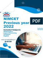 Nimcet 2022-2