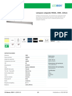 Lámpara Colgante MASS, 30W, 120cm