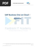 Quick Guide SAP B1 On Cloud Advance 1