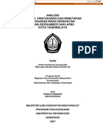 Analisis Proses Penyusunan Dan Penetapan Anggaran Dinas Kesehatan Yang Bersumber Dari Apbd Kota Tasikmalaya