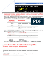 GST Amendment For June 2023 Part 3