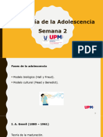 Semana 2 Psicología de La Adolescencia