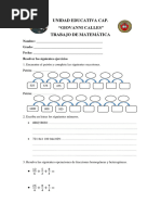 Trabajo de Matemática