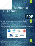 Almacenamiento en La Nube Diapositiva