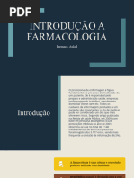 Farmaco. Aula I. A Farmacologia