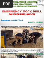 Mock Drill Electric Shock 22.06.22