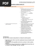 Notes CH 5 Chemical Calculations 2022-1