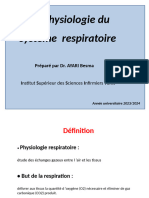 La Physiologie Du Système Respiratoire Ayari 2023-2024