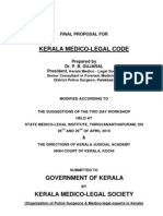 Kerala Medico Legal Code - Proposal