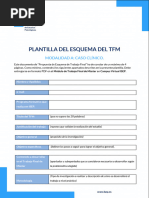 Plantilla Esquema TFM - Modalidad A. Caso Clínico