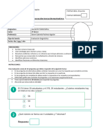 Evaluación Diagnóstica - Matemática - 3ro Básico