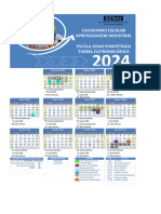 Calendário Escolar - Aprendizagem ELETROMECANICA 2024