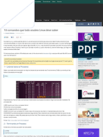 10 Comandos Que Todo Usuário Linux