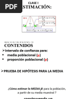 Intervalo de Confianza Media y Proporcion