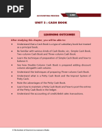 Unit 5: Cash Book: Learning Outcomes