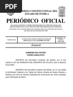 LEY DE INGRESOS DEL MUNICIPIO DE ATLIXCO, para El Ejercicio Fiscal 2023.