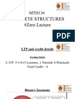 Updated Zero Lecture MTH136