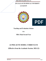 Mba 3rd Sem Syllabus