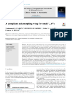 A Compliant Polymorphing Wing For Small UAVs