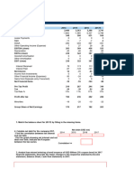 Updated Excel Case Study