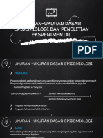 Ukuran-Ukuran Dasar Epidemiologi Dan Lit Eksperimental