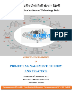 Brochure - Project Management - Theory & Practice