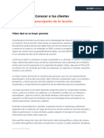 (PDF) Transcripción - Conocer A Tus Clientes