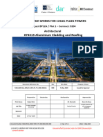 BP12A 074313 Aluminium Cladding and Roofing D00