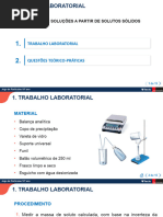 AL Preparação de Soluções A Partir de Solutos Sólidos